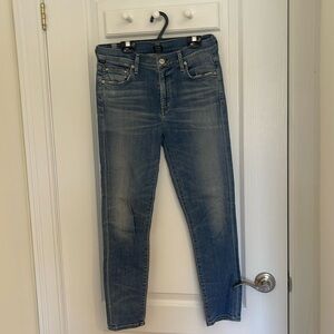 Citizens of Humanity high rise rocket crop skinny size 28